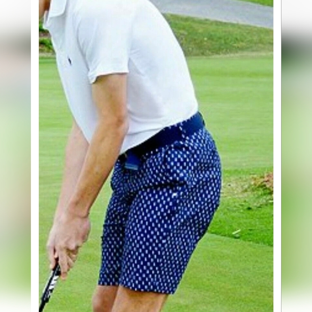 NWT Polo Ralph Lauren Men's geometric Ship Wheel Cotton Shorts Staight Fit Golf - Picture 3 of 10